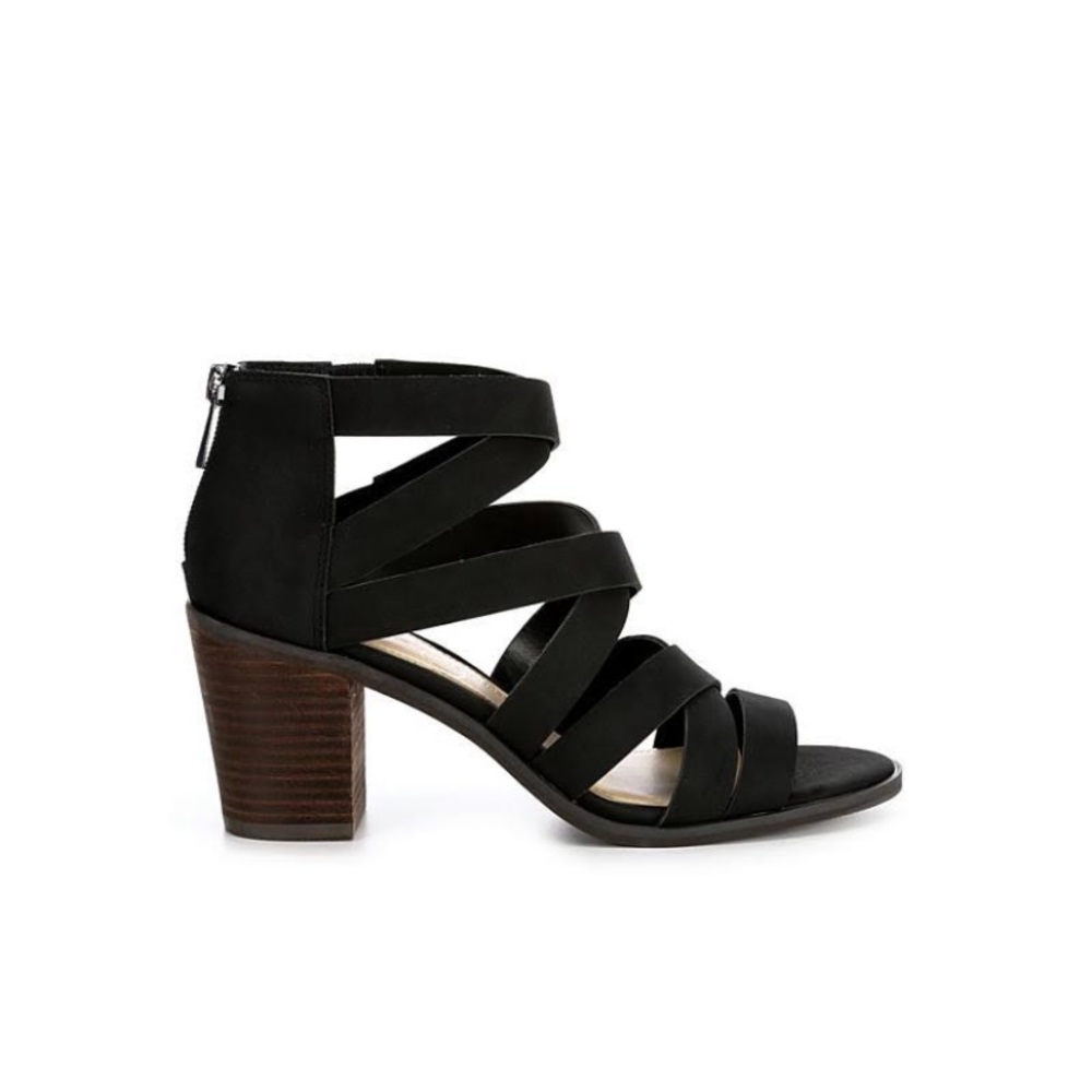 Jessica Simpson Jp-Kalania Black Cage Heels